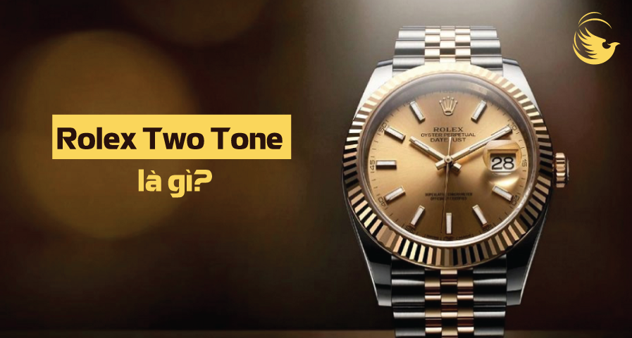 rolex two tone la gi