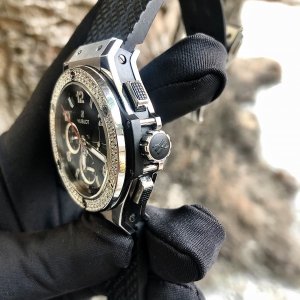 Hublot Big Bang Chronograph Bezel Diamonds 41mm