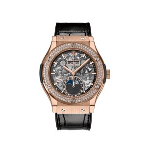 Hublot Classic Fusion Moonphase King Gold Diamonds 42mm