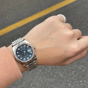 Rolex Datejust 126234 White Gold & Stainless Steel Blue Jubilee 36mm