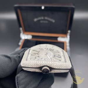 Franck Muller V32 Black Custom Full Diamond