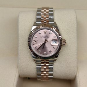 Rolex Datejust 279171 Mặt Hồng Cọc Số Sao Kim Cương 28mm