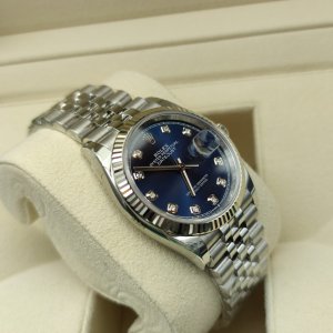 Rolex Datejust 126234 Mặt Số Xanh Cọc Số Kim Cương 36mm