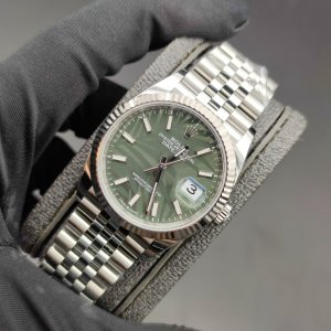 Rolex Datejust 126234 Steel Olive Green Palm 36mm