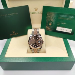 Rolex Datejust 126331 Chocolate Stick Jubilee 41mm