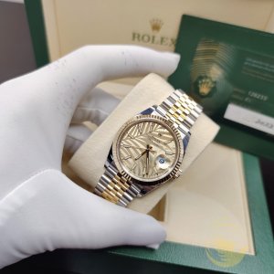 Rolex Datejust 126233 Mặt Lá Có Vàng 36mm