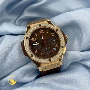 Hublot Big Bang Chronograph 41mm King Gold Capuchino Diamonds