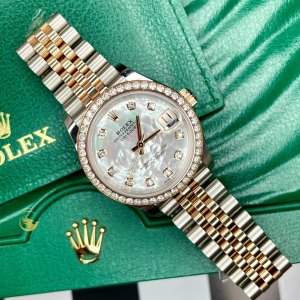 Rolex Lady-Datejust 278381 MOP 31mm  Niềng Kim Zin