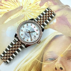 Rolex Lady-Datejust 278381 MOP 31mm  Niềng Kim Zin