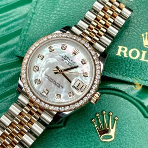 Rolex Lady-Datejust 278381 MOP 31mm  Niềng Kim Zin