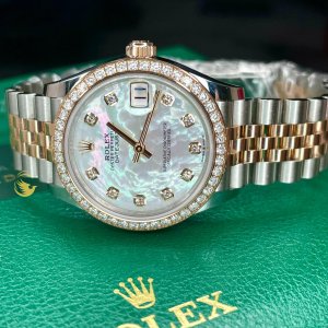 Rolex Lady-Datejust 278381 MOP 31mm  Niềng Kim Zin